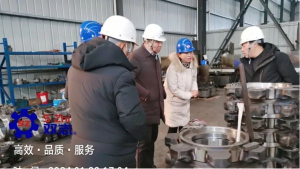 圖說雙志|歡迎河北客戶蒞臨河南雙志參觀考察煤機配件