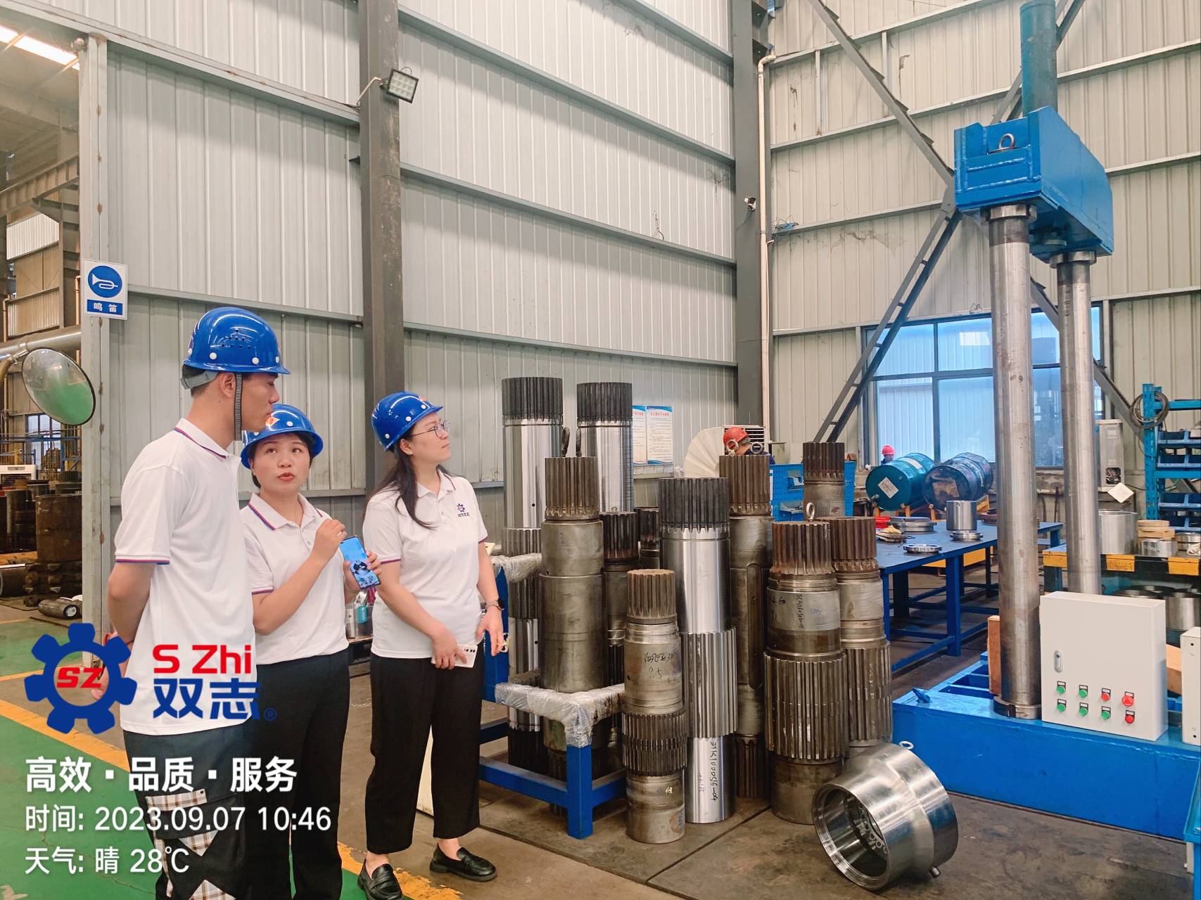 學(xué)有所用，用有所獲。部分員工到訪車間參觀學(xué)習(xí)